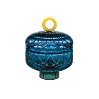 Zdjęcie Oryginalny pojemnik z kryształu i szkła od portugalskiego producenta