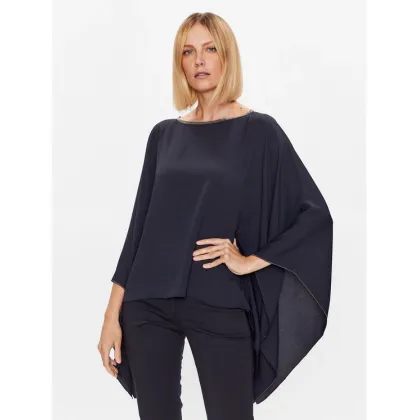 Zdjęcie Fabiana Filippi Bluzka TPD273W313 Granatowy Regular Fit
