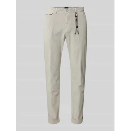 Zdjęcie Spodnie sztruksowe o kroju slim fit z zawieszką