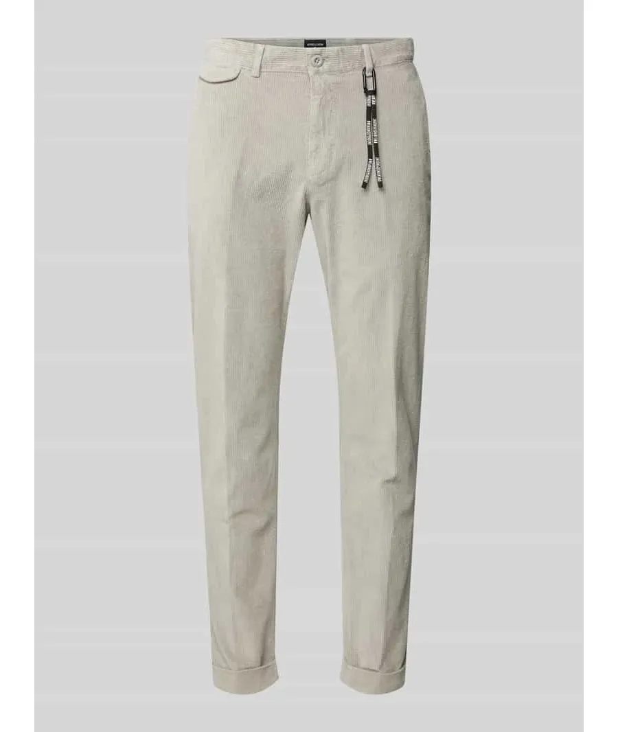 obrazek 1 Spodnie sztruksowe o kroju slim fit z zawieszką