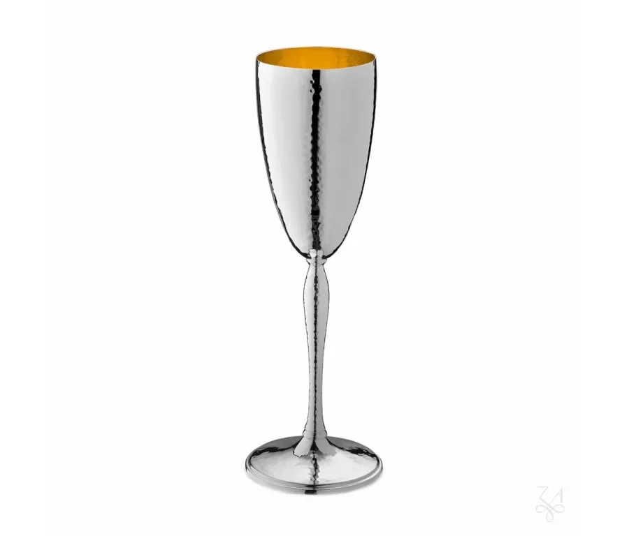 picture 1 Beautiful modern silver plated Parighi champagne glass - Zaramella Argenti