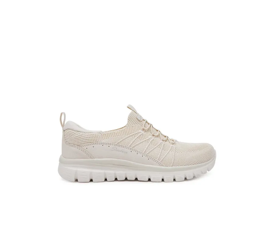 obrazek 1 Skechers Sneakersy Graceful - Picture Perfect 100702/OFWT Biały