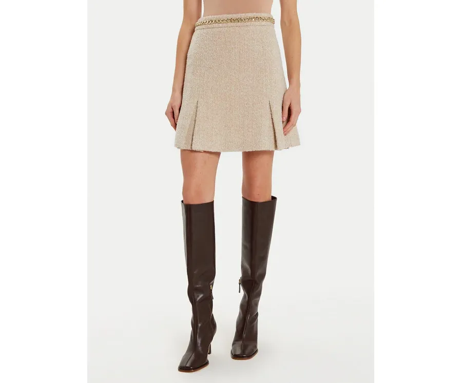 obrazek 1 Marciano Guess Spódnica mini Helene 4BGD08 7186A Beżowy Regular Fit