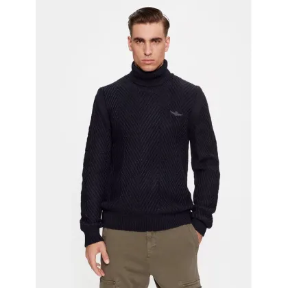Zdjęcie Aeronautica Militare Golf 232MA1455L509 Granatowy Regular Fit