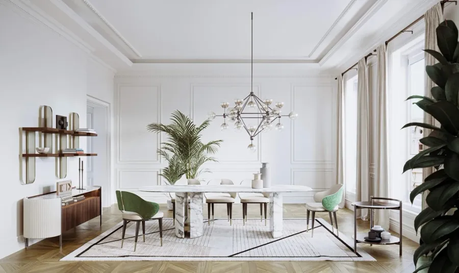 obrazek 17 Stylowy włoski kredens w stylu modernistycznym - do salonu