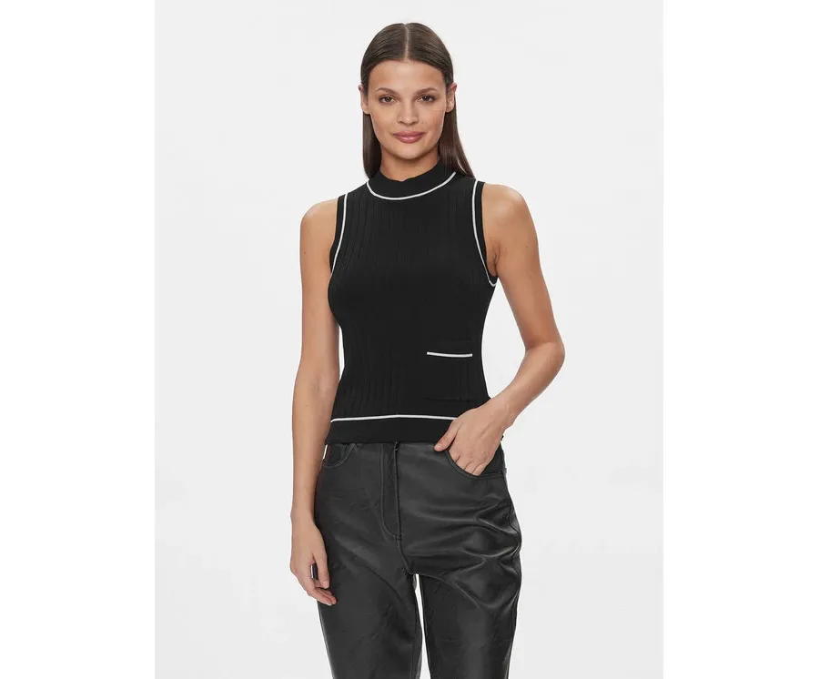obrazek 1 Armani Exchange Top 3DYH2A YMH6Z 1200 Czarny Regular Fit
