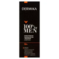 Zdjęcie Dermika 100% For Men Krem przeciw zmarszczkom i bruzdom 50+ dzień/noc 50 ml