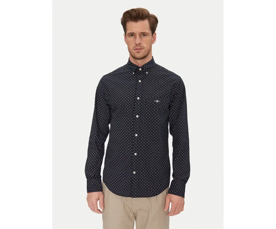 obrazek 1 Gant Koszula 3250056 Granatowy Regular Fit