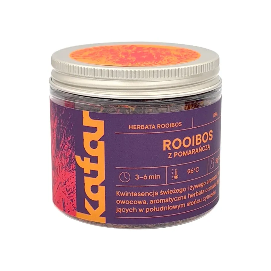 obrazek 1 Kafar - Rooibos z Pomarańczą - Herbata sypana 50g KAFAR
