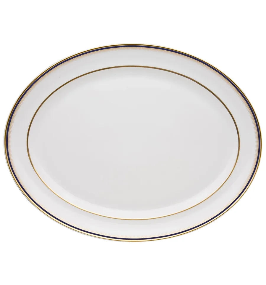 obrazek 1 Porcelanowy mały owalny talerz z ponadczasowej kolekcji Cambridge - Vista Alegre