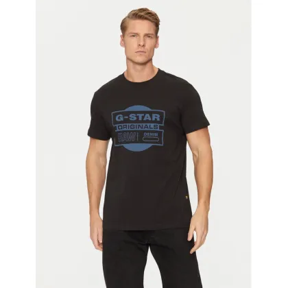 Zdjęcie G-Star Raw T-Shirt Originals D25443-8415 Czarny Regular Fit