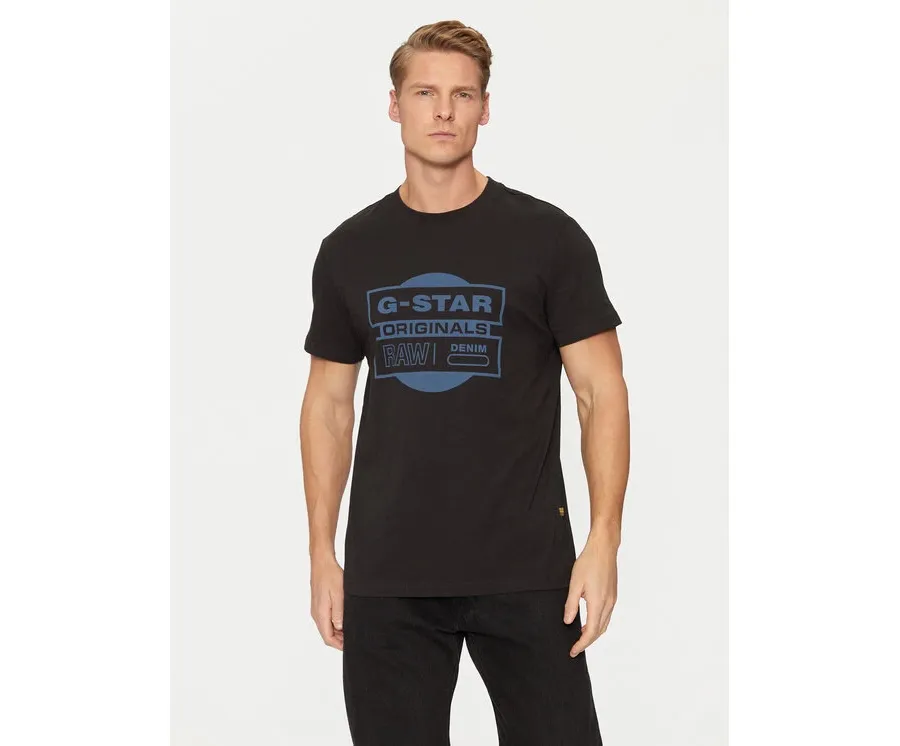 obrazek 1 G-Star Raw T-Shirt Originals D25443-8415 Czarny Regular Fit