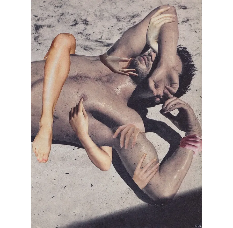 picture 1 2much - a collage made by Basha Dunin