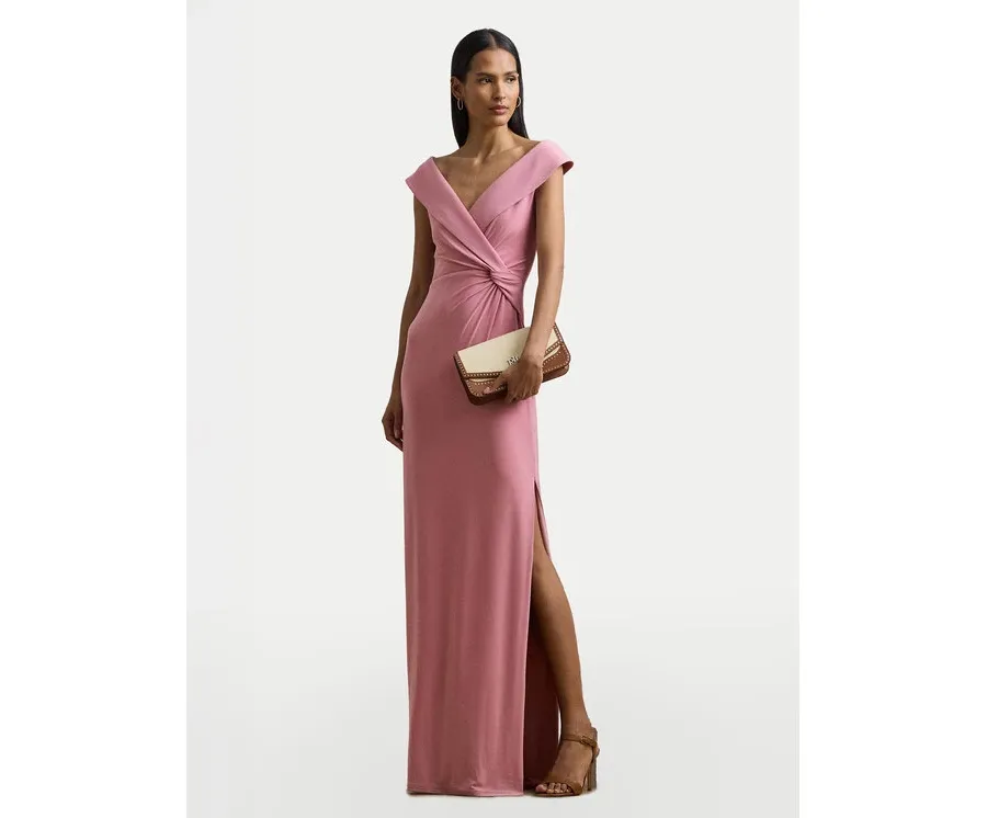 obrazek 1 LAUREN RALPH LAUREN Sukienka wieczorowa 253863940023 Różowy Slim Fit