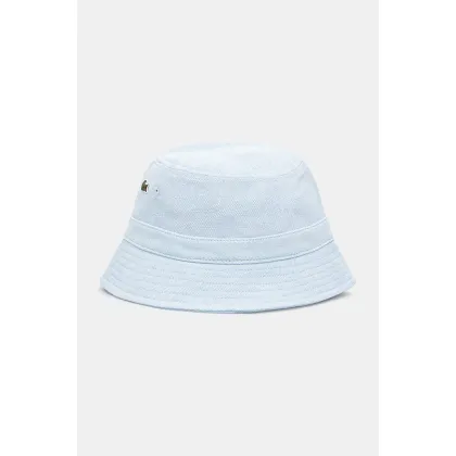 Zdjęcie Lacoste kapelusz bawełniany kolor niebieski bawełniany