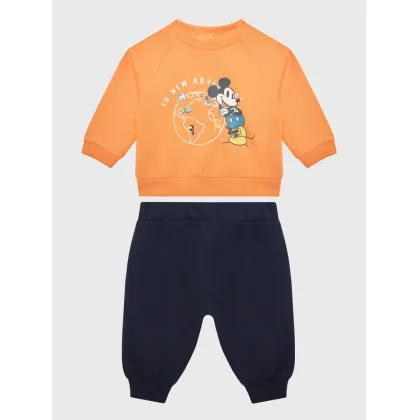 Zdjęcie OVS Komplet t-shirt i spodnie 1756978 Pomarańczowy Regular Fit