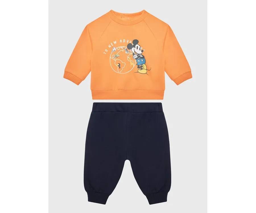 obrazek 1 OVS Komplet t-shirt i spodnie 1756978 Pomarańczowy Regular Fit