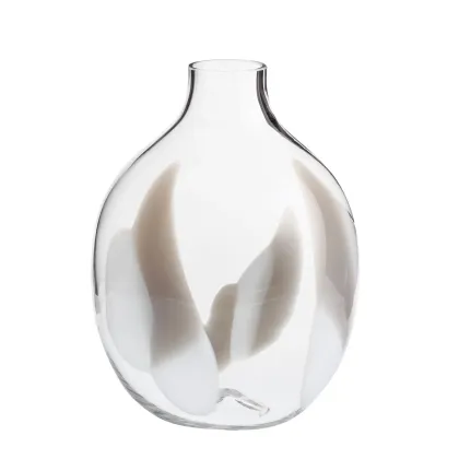 Zdjęcie Elegancki szklany wazon murano