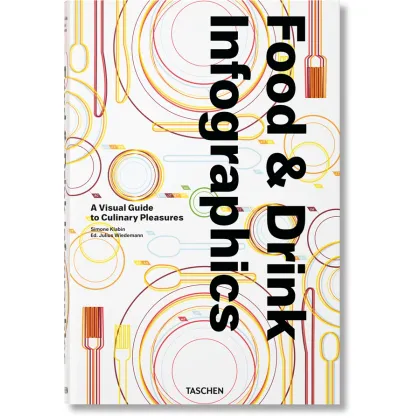 Zdjęcie Książka Food & Drink Infographics. A Visual Guide to Culinary Pleasures - Taschen