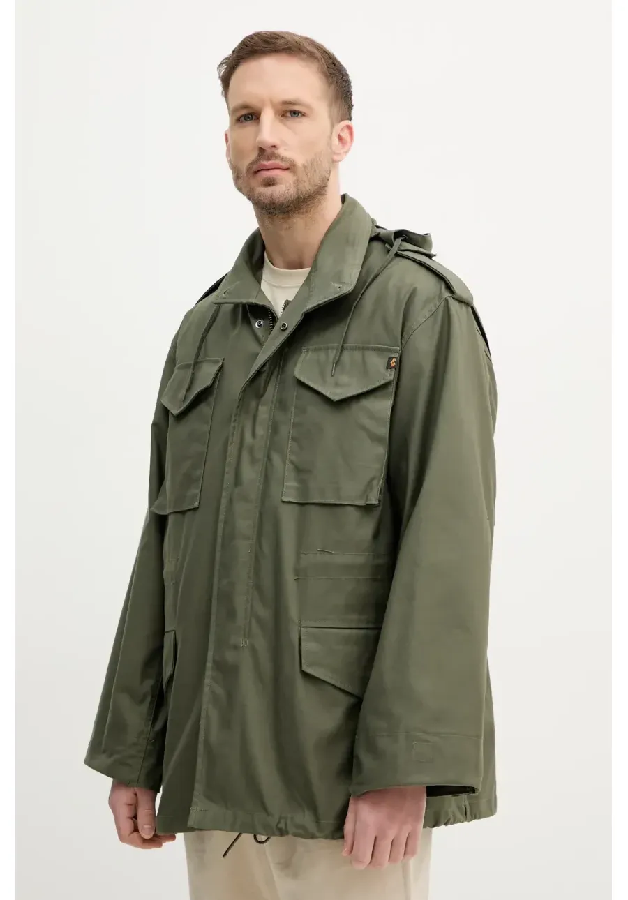 obrazek 1 Alpha Industries kurtka M-65 męska kolor zielony przejściowa oversize 100103