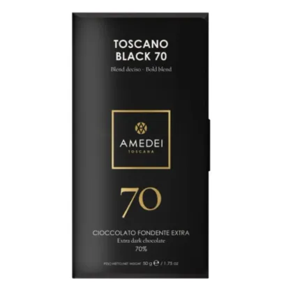 Zdjęcie Czekolada Toscano Black Amedei, 70% kakao, 50g