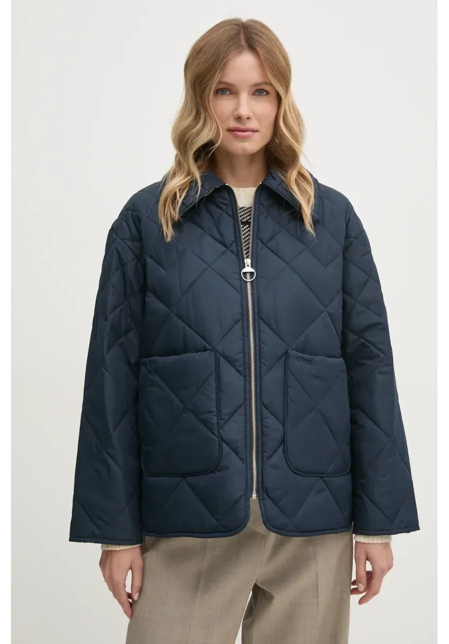 obrazek 1 Barbour kurtka damska kolor granatowy przejściowa oversize LQU1799NY51