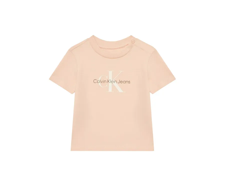 obrazek 1 Calvin Klein Jeans T-Shirt Monogram IN0IN00001 Różowy Regular Fit