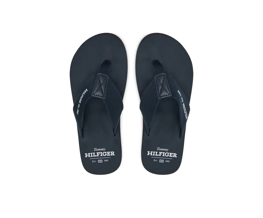 obrazek 1 Tommy Hilfiger Japonki Hilfiger 85 Beach Sandal FM0FM05339 Granatowy