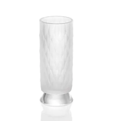 Zdjęcie Wyjątkowy pojemnik na szczoteczki z włoskiego ręcznie szlifowanego kryształu do łazienki - Il Paralume Marina