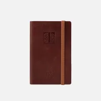 Zdjęcie Oryginalny skórzany notes z wytłaczaną literką T