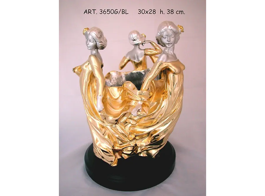 obrazek 1 Pięknie zdobiony wazon z włoch