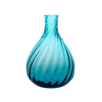 Picture Blue glass vase from a Portuguese brand