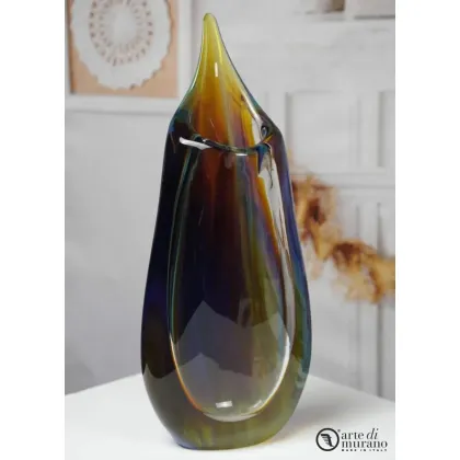 Zdjęcie Wazon z chalcedonu ze szkła Murano