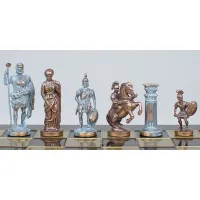 Picture Exclusive brass chess pieces F3 and F11 - Battle of Corinth