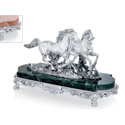 Zdjęcie Para koni - statuetka ozdobna