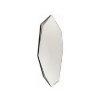 Picture A diamond-shaped mirror with irregular cuts
