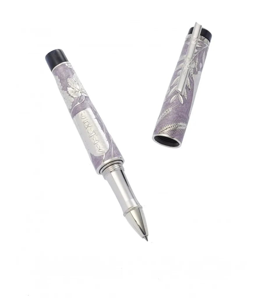 picture 1 Rollerball Pen Shavuot Purple and Silver Limited Edition
