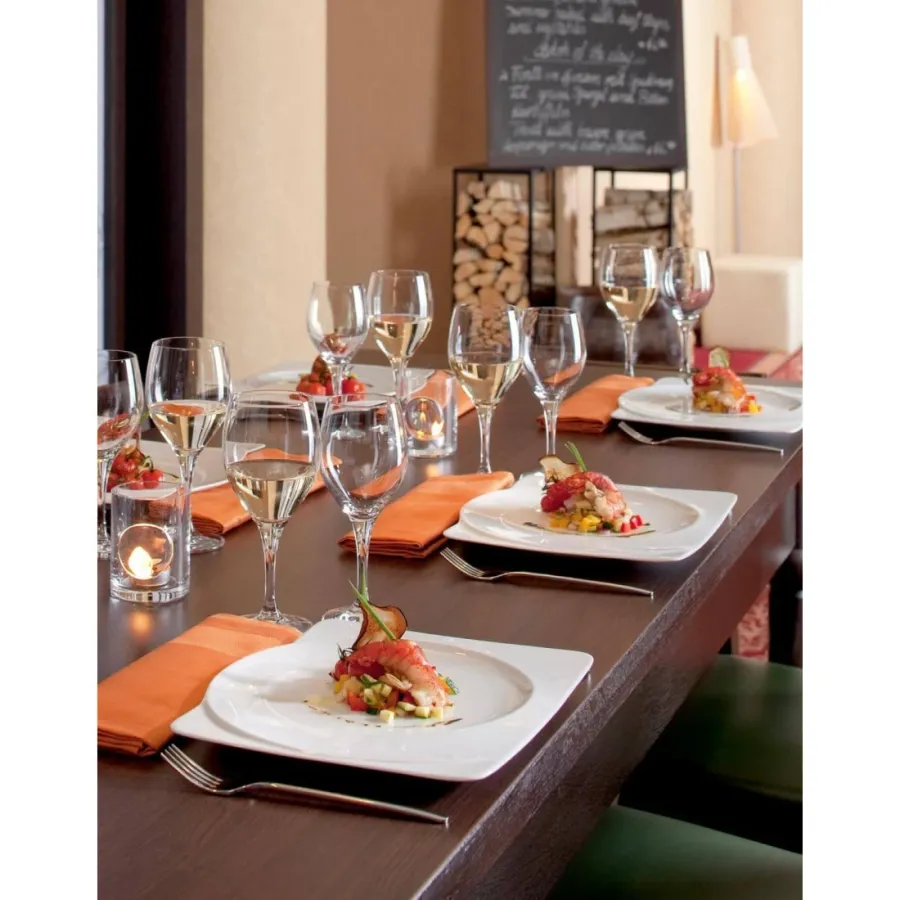 obrazek 3 Porcelanowy talerz głęboki do zupy 22,5 cm zdobiony szarym wzorem - Seltmann Weiden