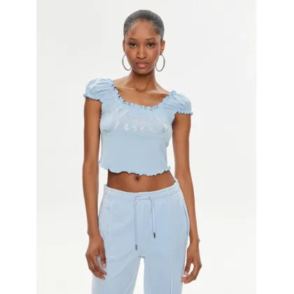 Zdjęcie Juicy Couture Bluzka Brodie JCWCT23309 Błękitny Regular Fit