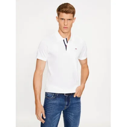 Zdjęcie Tommy Jeans Polo Placket DM0DM15370 Biały Slim Fit