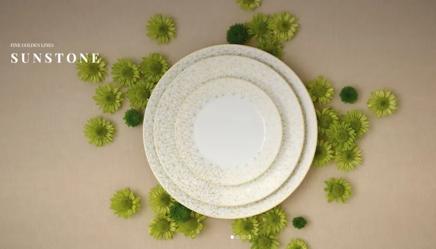 obrazek 2 Półmisek owalny 31 cm wykonany z najwyższej jakości porcelany