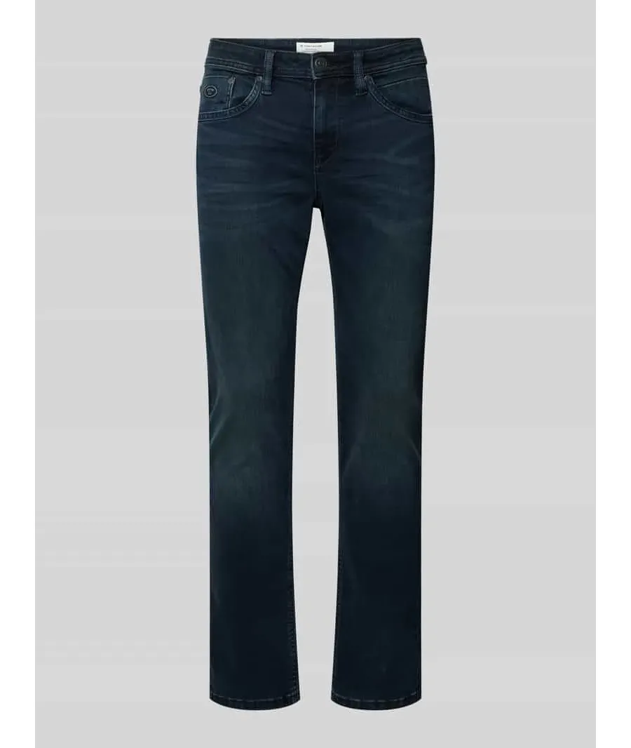 obrazek 1 Jeansy o kroju regular slim fit z 5 kieszeniami model ‘Josh’