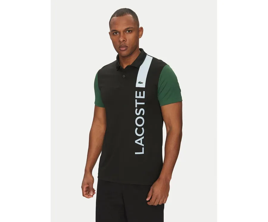 obrazek 1 Lacoste Polo DH8940 Czarny Regular Fit