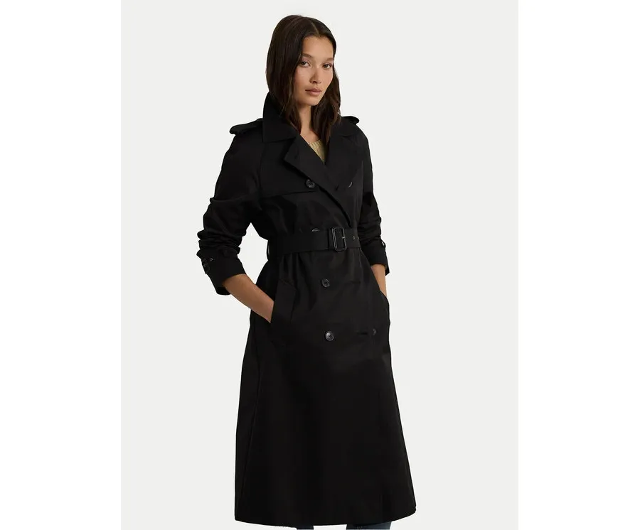 obrazek 1 Lauren Ralph Lauren Trencz 297951259001 Czarny Straight Fit LAUREN RALPH LAUREN