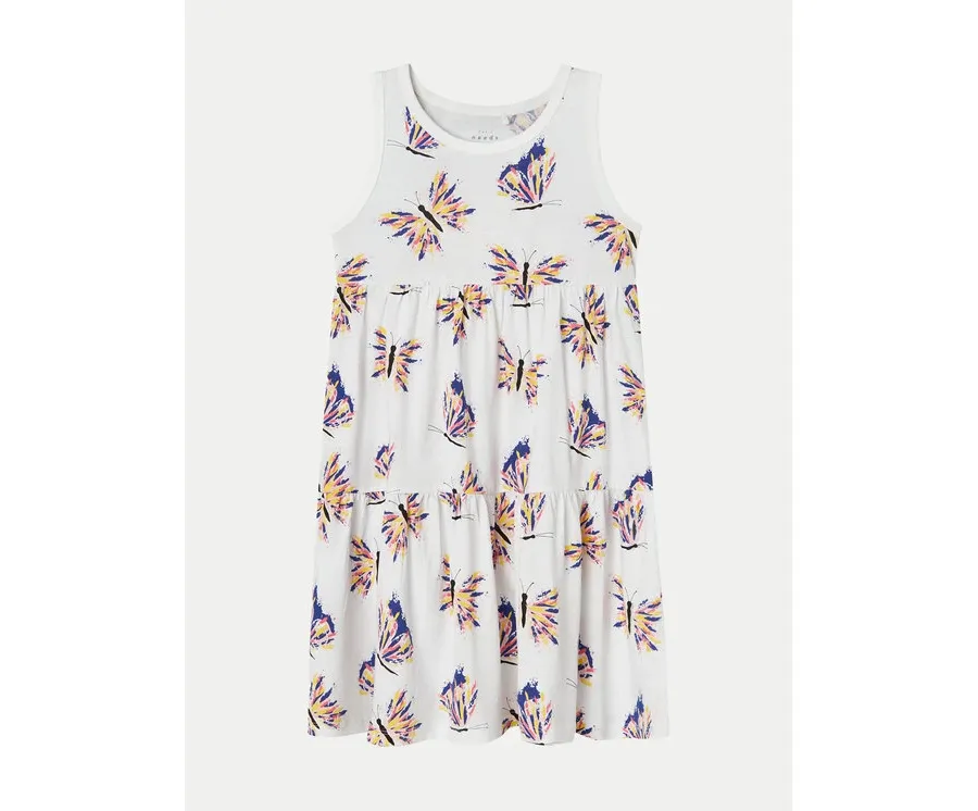 obrazek 1 NAME IT Sukienka letnia Vigga 13228208 Biały Regular Fit