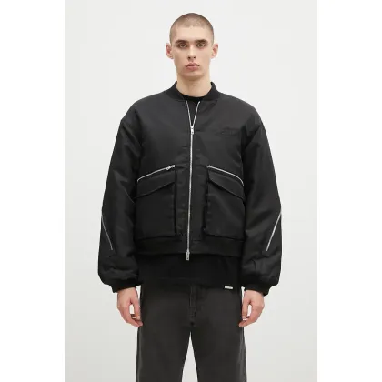 Zdjęcie Represent kurtka bomber Zip Back Bomber Jacket męski kolor czarny zimowa oversize MLM1036.001