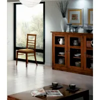 Picture Italian chair with upholstered seat - Fratelli Mirandola