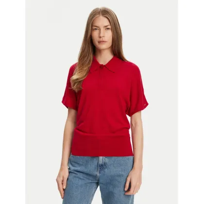 Zdjęcie Tommy Hilfiger Polo WW0WW45652 Czerwony Regular Fit