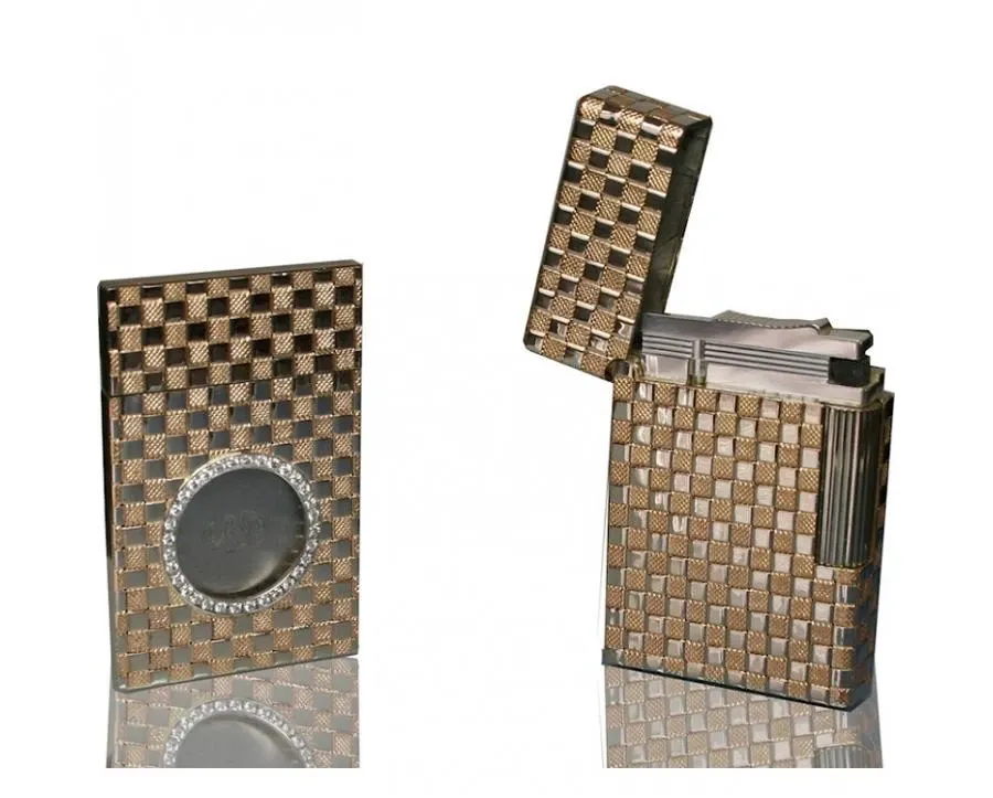 picture 3 Urso Checkmate 18k Solid Gold Lighter