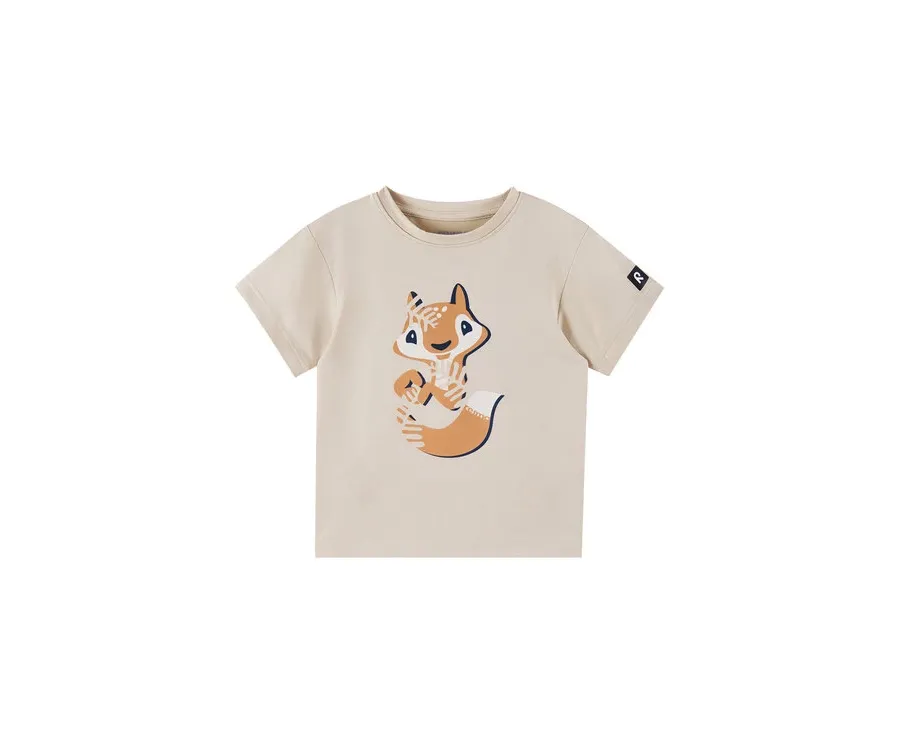 obrazek 1 Reima T-Shirt 5200351A Beżowy Regular Fit